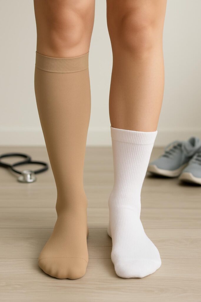 Compression Stockings vs. Regular Socks: What’s the Difference?