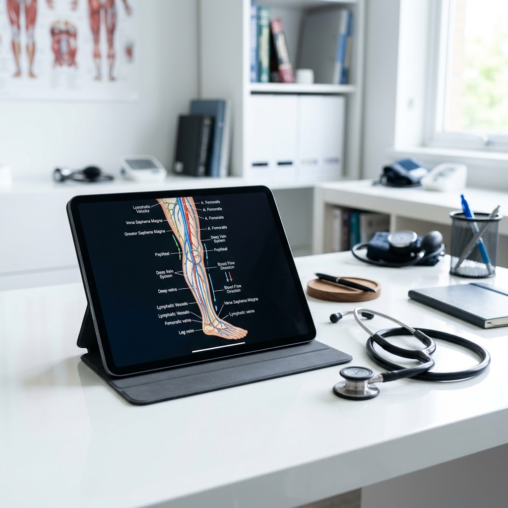 Physician reviewing notes