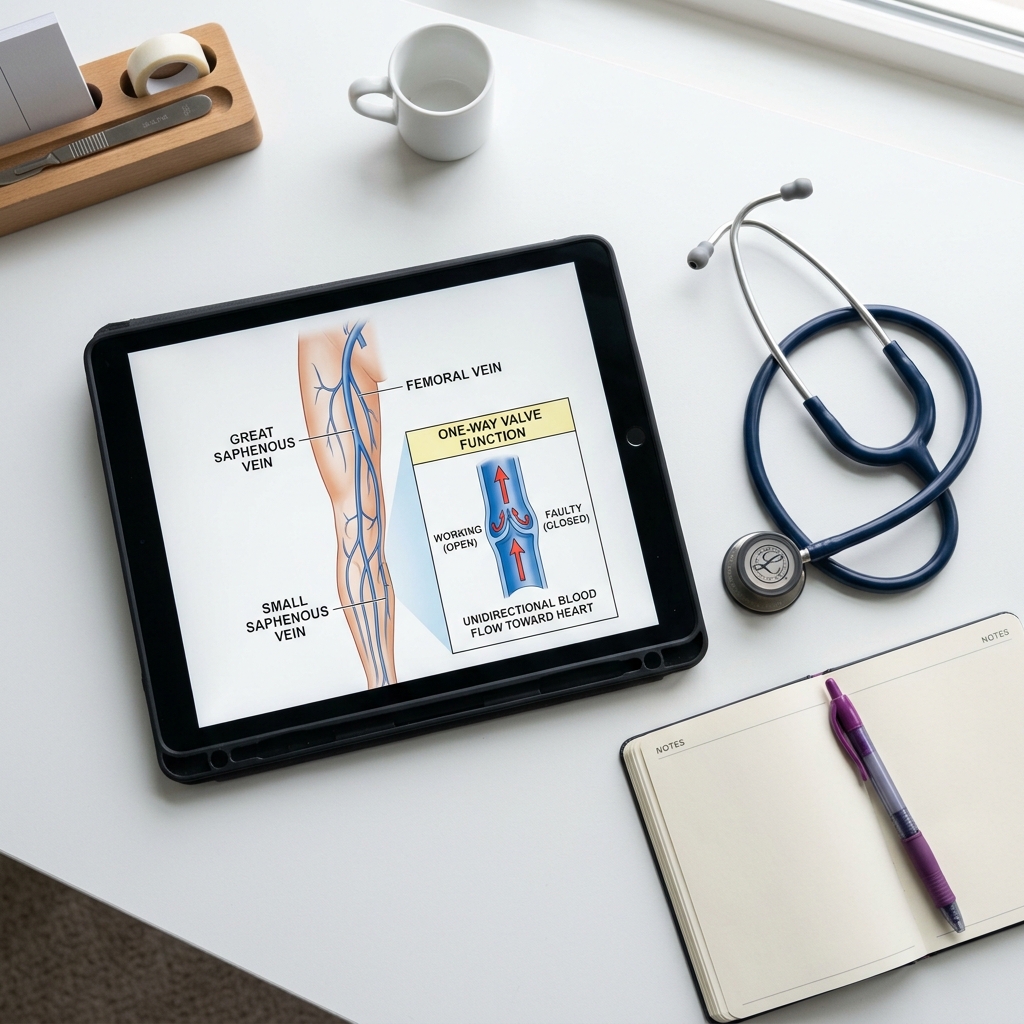 Telehealth Vein Consultation for Heavy Legs