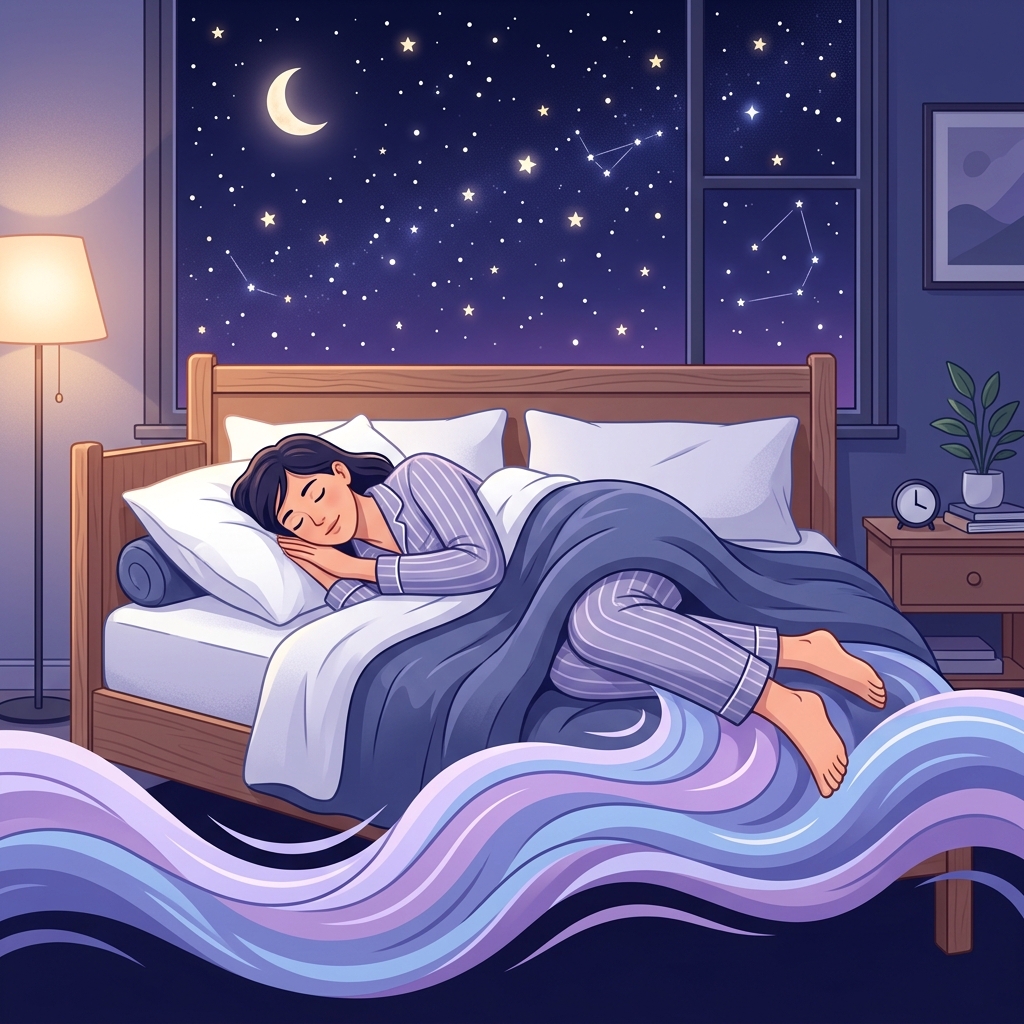 Soothing Restless Legs Relief Illustration